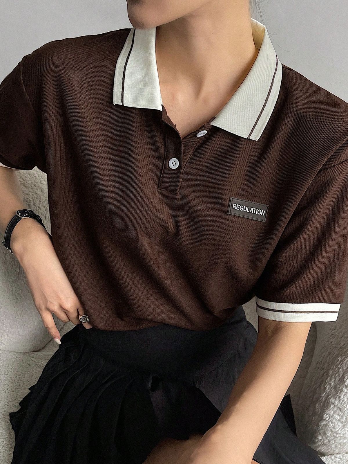 Áo thun polo, cổ bẻ