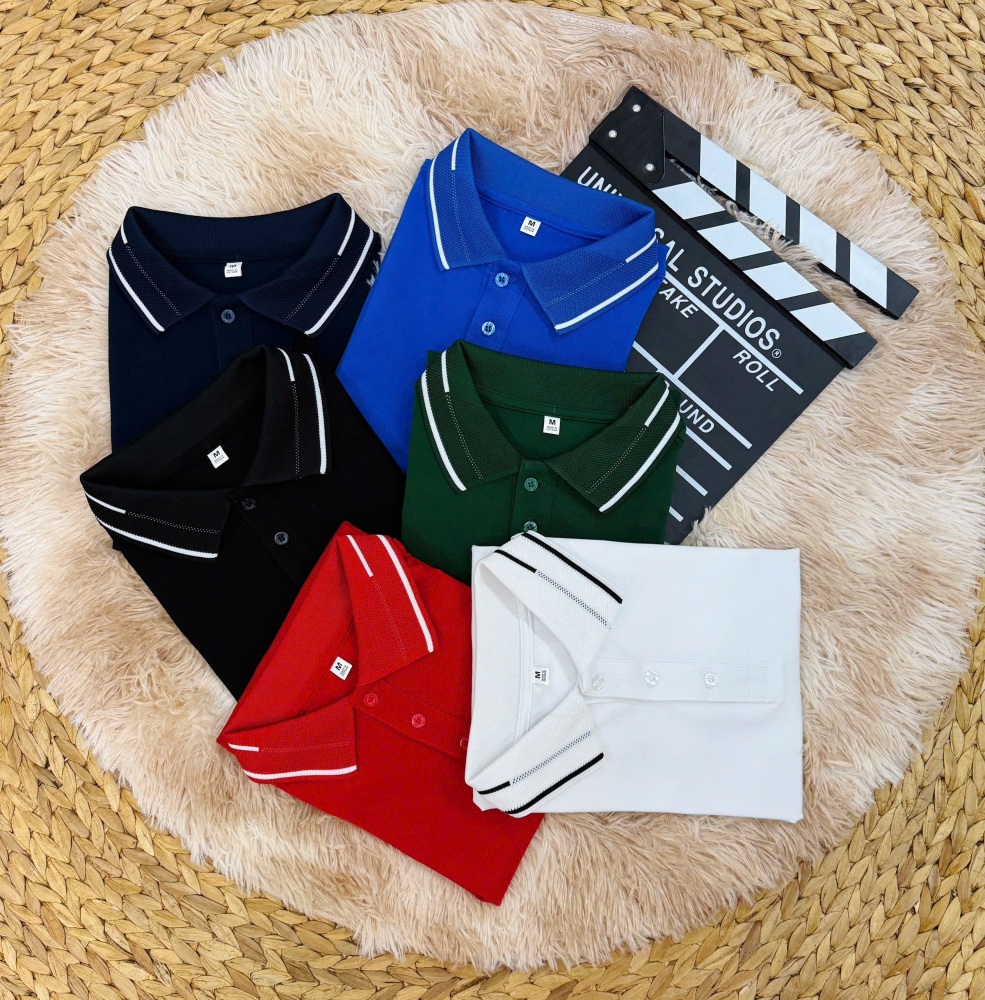 Bảng màu áo thun polo cá sấu cotton 100% cao cấp