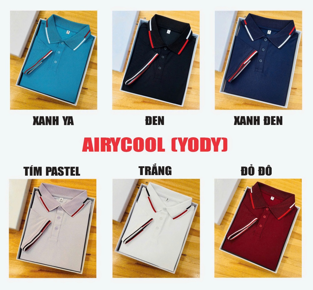 Bảng màu đồng phục công ty theo xu hướng thời trang.