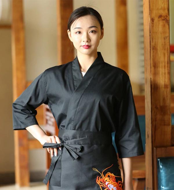 Trang phục nhà hàng đẹp mang phong cách truyền thống Nhật Bản