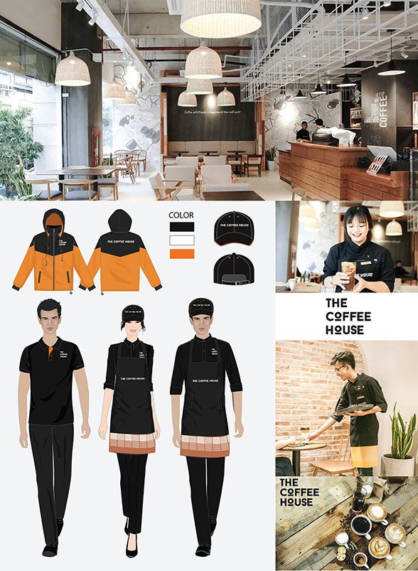 Nhân viên Nhà Hàng được trang bị mũ, tạp dề, búi tóc… góp phần thêm diện mạo chỉn chu, lịch sự trong mắt khách hàng