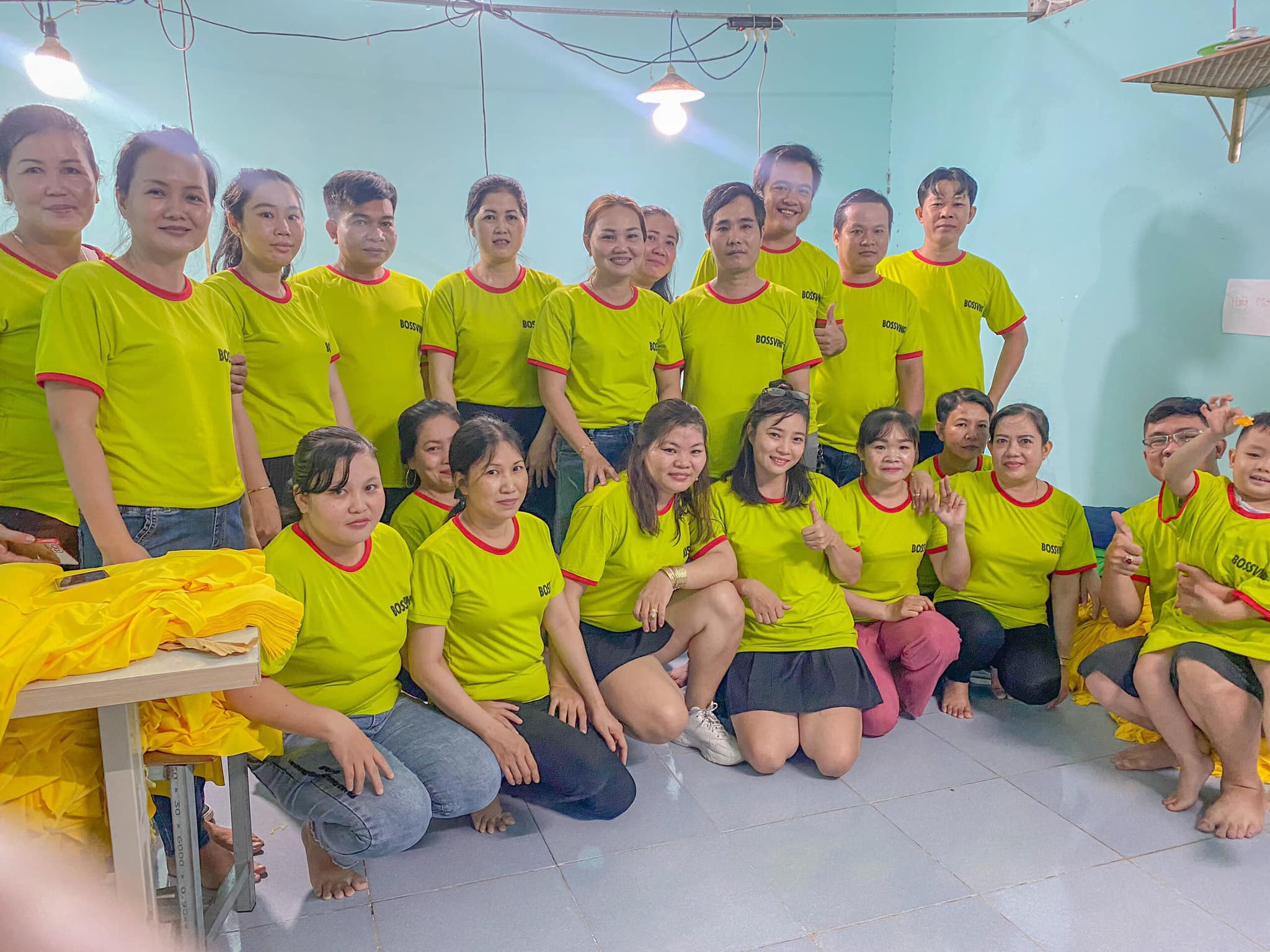 Hình ảnh đội ngũ cán bộ nhân viên tại Đồng Phục Trang Anh